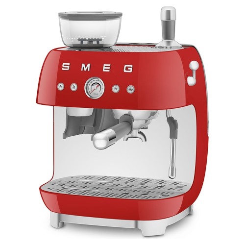 Эспрессо кофемашина SMEG EGF03RDEU красная