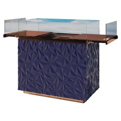 Витрина кондитерская Finist Glassier SLIDE TWIN GSTL-12/8/3