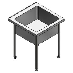 Ванна моечная Oceanus 7-002.2 730х730х870 мм (нерж. сталь)