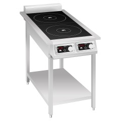 Плита индукционная INDOKOR IN3500-2PRO линия 900 на подставке