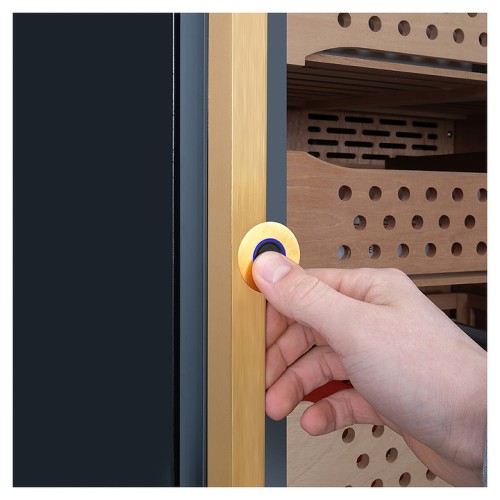 Шкаф для сигар MEYVEL MC-376BK (PRO)