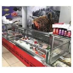 Витрина холодильная Lida Kub-1 Fish (3700х1200х1200 мм)