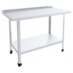 Стол разделочный ПищТех Стандарт СРОб-14/7С304НК-П с бортом