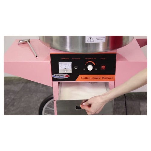 Аппарат для сахарной ваты Enigma CC-7E + тележка