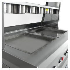 Фризер для жареного мороженого Foodatlas KCB-2F (контейнеры, световой короб, 2 компрессора)