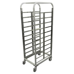 Тележка-шпилька для противней ЦМИ Эконом ШпЭ(пр40*60-15)-38/54/180, колёса Ø100 (под противень 400х600)