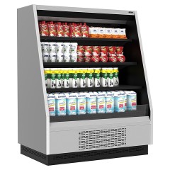 Горка холодильная Carboma F 16-08 VM 1,3-2 версия 2.0 0030 (бок металл с зеркалом) 9006-9005