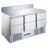 Стол холодильный Tatra TRTGNLD6 TN SB (нижний агрегат) с бортом