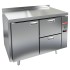 Стол холодильный HICOLD GN 12/TN P с бортом (выносной агрегат)