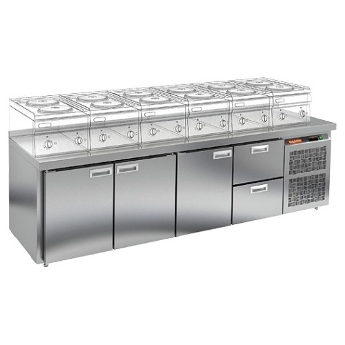 Стол морозильный HICOLD GN 1112 BR2 BT LT