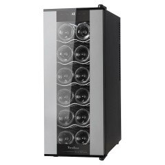 Винный шкаф TESLER WCV-120 SILVER серебристый