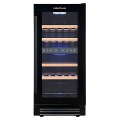Винный шкаф Cellar Private CP027-2TB черная дверь