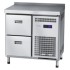 Стол холодильный Abat СХС-70 (ящики 1/2, с бортом)