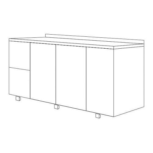 Стол холодильный KAYMAN КСХ-211/60 (2 двери, 2 ящика)