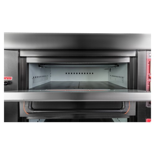 Печь хлебопекарная Miratek BK-39G + каменный под (3 яруса) + пароувлажнение