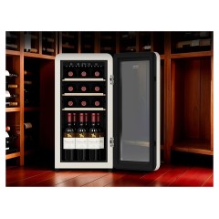 Винный шкаф TESLER CWC-188 IVORY слоновая кость