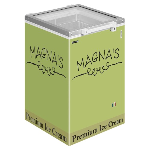 Ларь морозильный TEFCOLD ST160 со стеклянной крышкой