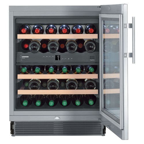 ШКАФ ВИННЫЙ ВСТРАИВАЕМЫЙ МЕТАЛ. LIEBHERR UWTES 1672