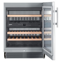 ШКАФ ВИННЫЙ ВСТРАИВАЕМЫЙ МЕТАЛ. LIEBHERR UWTES 1672