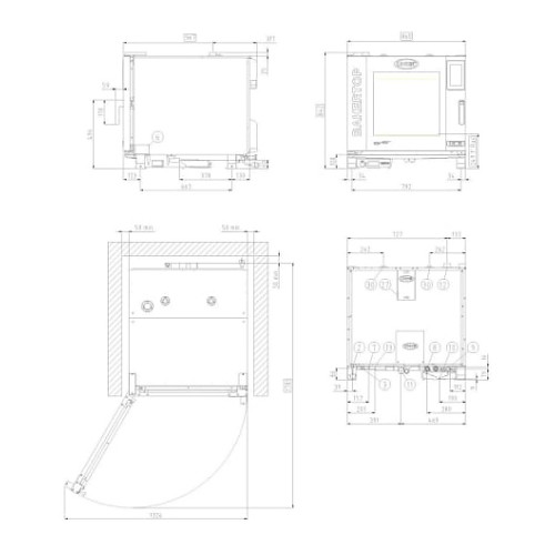 Пароконвектомат UNOX XEVL-2021-GPLS