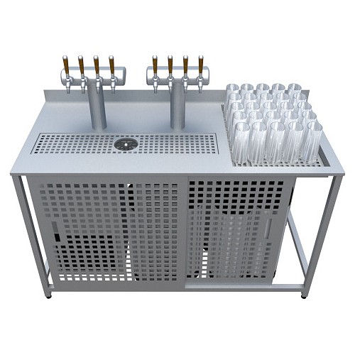 Модуль пивной BARMADE 1500х700х900 мм купе