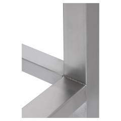 Ванна моечная Luxstahl ВМ3 18/7/8.5 (стл.430-0.8) без фартука