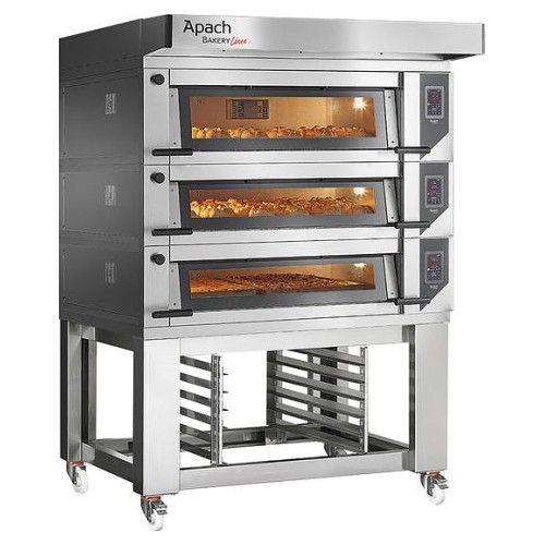 ПЕЧЬ ПОДОВАЯ С ПОДСТАВКОЙ С НАПРАВЛЯЮЩИМИ APACH BAKERY LINE E2LK4S TS