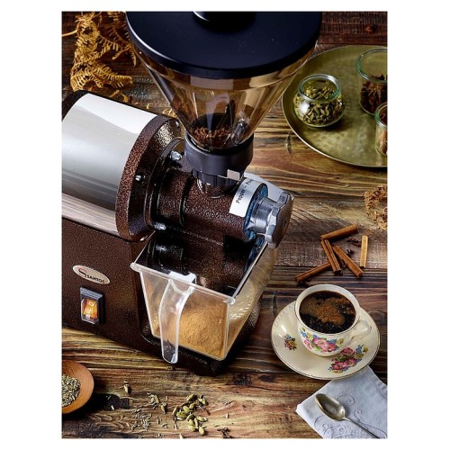 КОФЕМОЛКА SANTOS 01 КОРИЧНЕВАЯ С ВЫДВИЖНЫМ ЯЩИКОМ