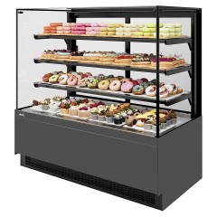 Витрина кондитерская Chilz VETE II KUB 90 серый матовый, металлик