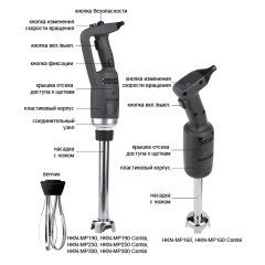 Миксер ручной Hurakan HKN-MPX160 Combi