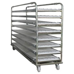 Тележка-шпилька для противней Porlanmaz Bakery Machinery PMKF 150PT нерж.сталь