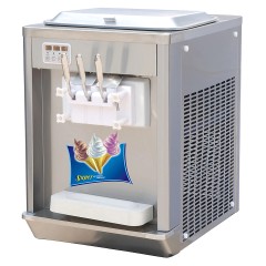 Фризер для мягкого мороженого Hualian HIM-03 (помпа, ночное хранение, 3 рожка)