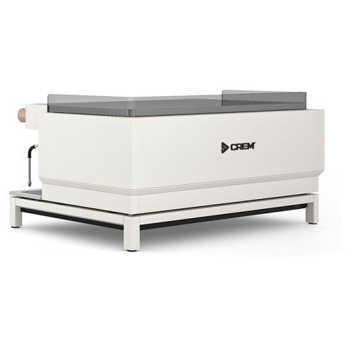 Кофемашина Crem EX3 3GR Display TA белая, высокие группы, светлый дуб