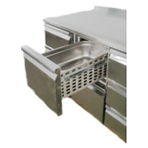 Стол холодильный POLAIR TM3-G с бортом