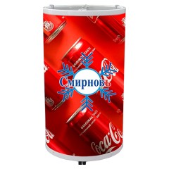 Ларь холодильный UBC Cylinder-50 с лого Смирновъ