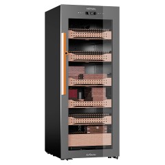 Шкаф для сигар MEYVEL MC-200BK (PRO)