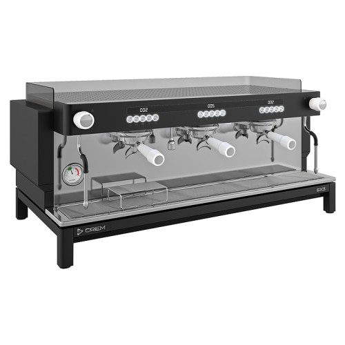 Кофемашина Crem EX3 3GR Display TA черная, высокие группа