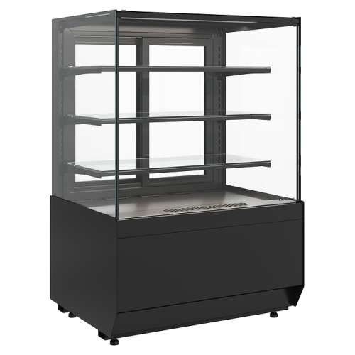 Витрина кондитерская Carboma KC70 VM 1,3-1 Light версия 2.0 (Techno 9005)
