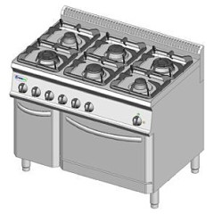 Плита газовая Tecnoinox PF105GG7