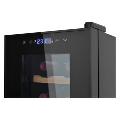 Винный шкаф Zugel ZTWF181DB черный