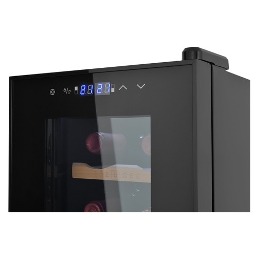 Винный шкаф Zugel ZTWF181DB черный
