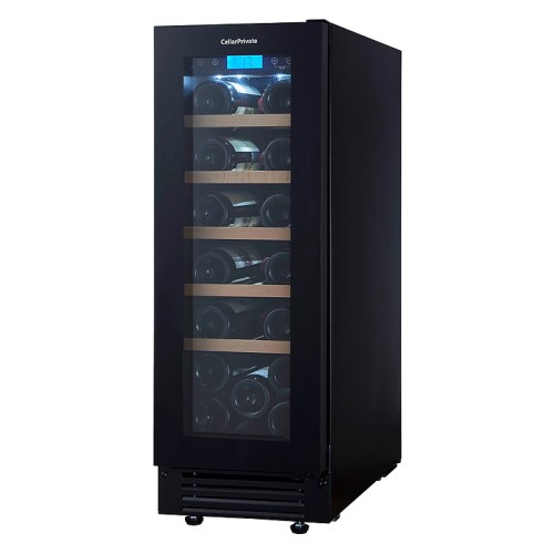 Винный шкаф Cellar Private CP020-1TBH черная дверь