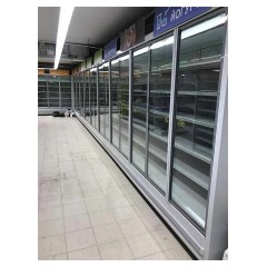 Горка холодильная KIFATO ПРАГА 3750 (встроенный агрегат, распашные двери)