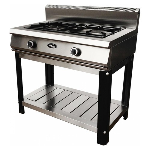 Плита газовая Grill Master Ф2ЖТЛПГ(п) усиленная, на подставке