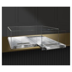 Витрина кондитерская Finist Glassier SLIDE DUO GSD-13/65/3