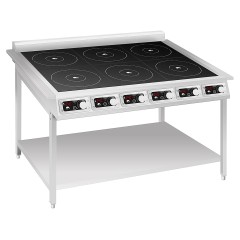 Плита индукционная INDOKOR IN3500-6PRO линия 700 на подставке