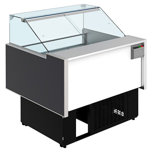 Витрина морозильная CRYSPI Sonata Quadro M 1200 LED (с боковинами)