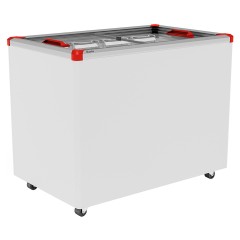 Ларь морозильный Frostor GELLAR FG 350 C V25 (алюминий) красный (R290)