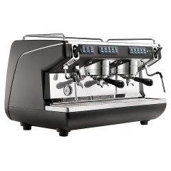 Кофемашина Nuova Simonelli Appia Life 2Gr V черная, высокие группы, экономайзер, автомат