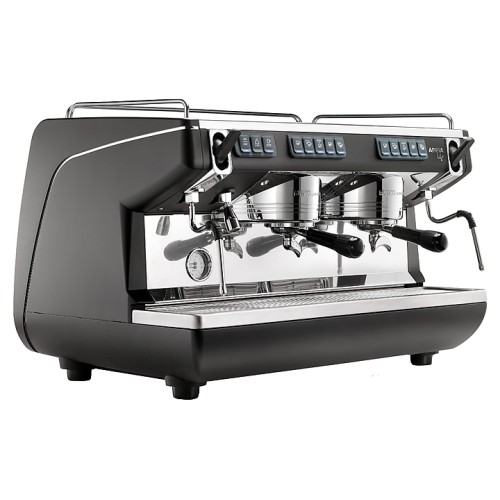 Кофемашина Nuova Simonelli Appia Life 2Gr V черная, высокие группы, экономайзер, автомат